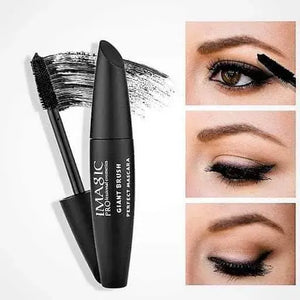 IMAGIC Giant Brush Perfect Mascara | Extreme Volume & Thickening Waterproof Mascara | Carbon Black | Pink Flash BD - Pink Flash BD