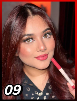 Swiss Beauty Matte Cat Lip Crayon Shade 9 (Wild Pink).