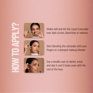 Swiss Beauty Liquid Concealer #14 Warm Honey | Pink Flash BD - Pink Flash BD