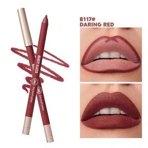 Beauty Glazed 24hours waterproof and long lasting lipliner shade number 117 (shade name Daring Red) - Pink Flash BD