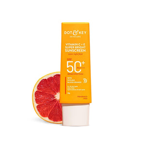 Dot & Key Vitamin C + E Super Bright Sunscreen SPF 50+ PA++++ (80g) | Pink Flash BD - Pink Flash BD