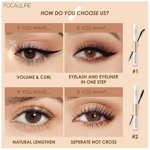 FA 160 –Focallure STAYMAX Waterproof Mascara & Eyeliner 2in1