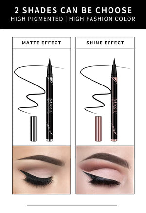 IMAGIC Long Wear Liquid Eyeliner Shade - E01 (Matte Finish)
