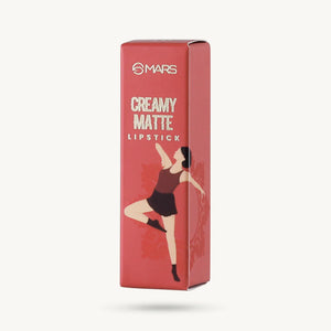 MARS Creamy Matte Lipstick Shade 03 Jazz It Up - Deep Rosy Mauve Matte Lipstick - Pink Flash BD