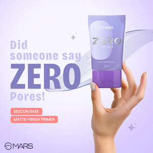 MARS Zero Primer | Pore Perfecting Primer for Smooth, Matte Skin - Pink Flash BD