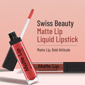 Swiss Beauty Matte Lip Liquid Lipstick- Pink Flash BD