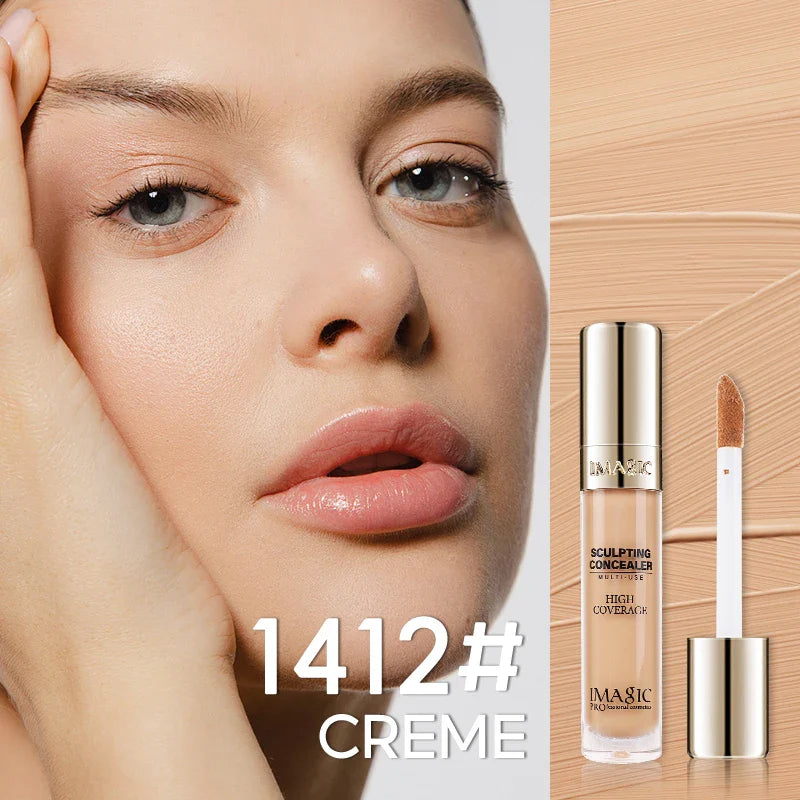 IMAGIC High Coverage Sculpting Concealer #1412 Creme | Pink Flash BD - Pink Flash BD