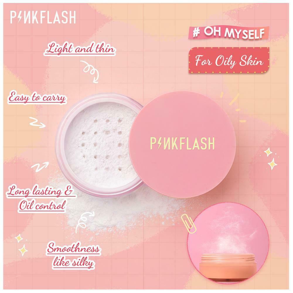 Pink Flash Lasting Matte Loose Powder
