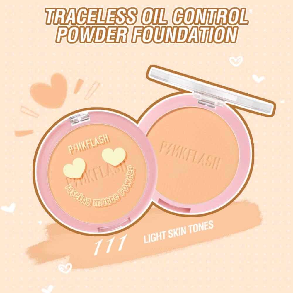 Pink Flash Lasting Matte Pressed Powder