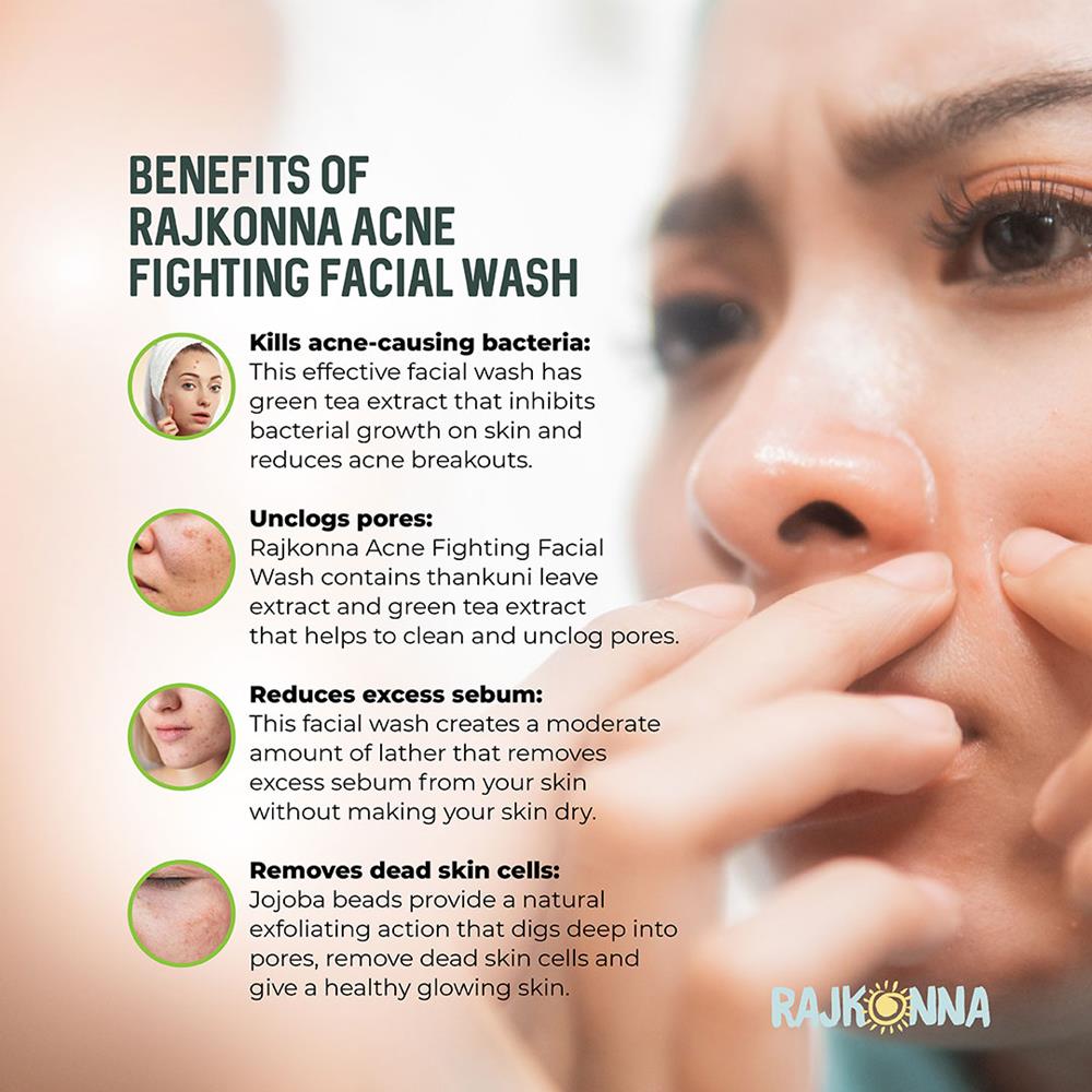Rajkonna Face wash Acne Fightening 100ml