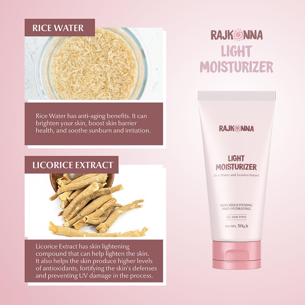 Rajkonna Light Moisturizer Cream 50G