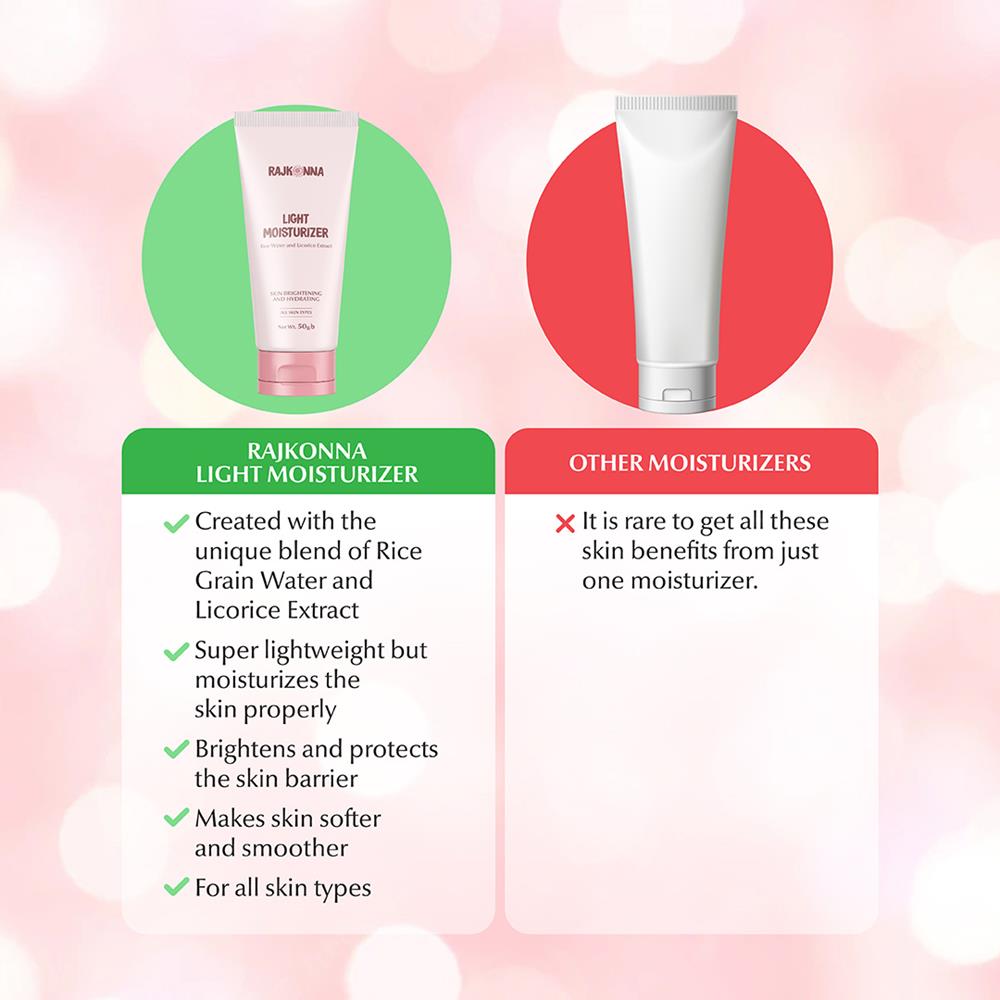 Rajkonna Light Moisturizer Cream 50G
