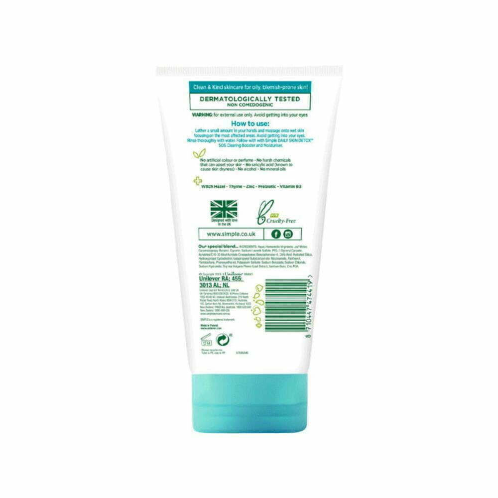 Simple kind to skin Purifying Facial Wash