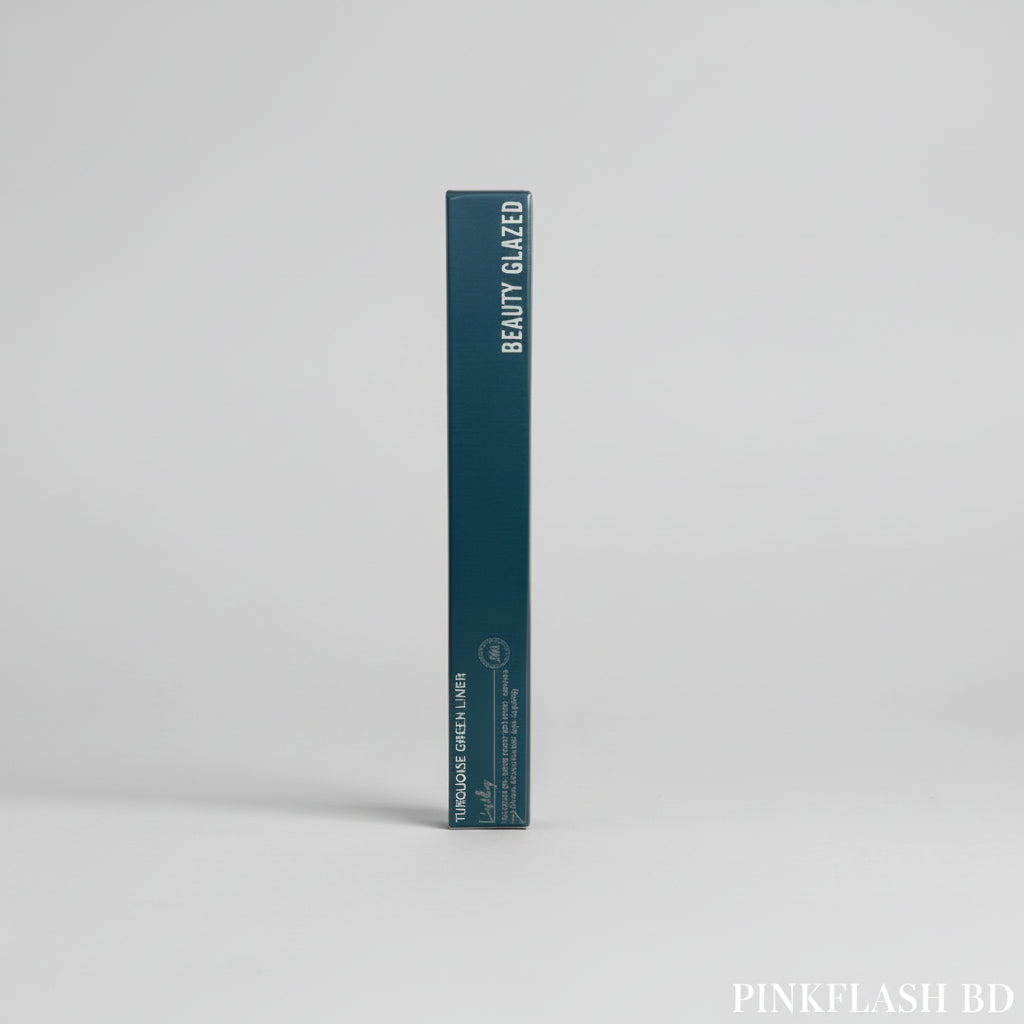 Beauty Glazed Turquoise Green Eyeliner – Smooth, Bold & Long-Lasting Eye Definition - Pink Flash BD