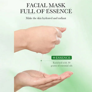 SADOER Aloe Vera Deep Hydration Brightening Facial Sheet Mask.