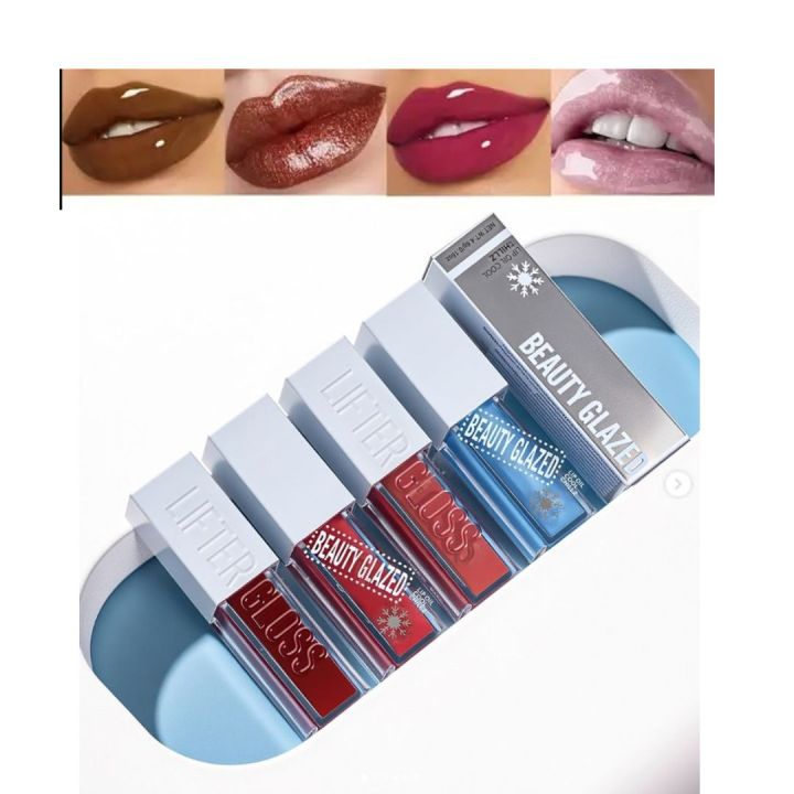 Beauty Glazed Lip Oil Cool Chillz Shade 112 (Intense Cinnamon) - Pink Flash BD