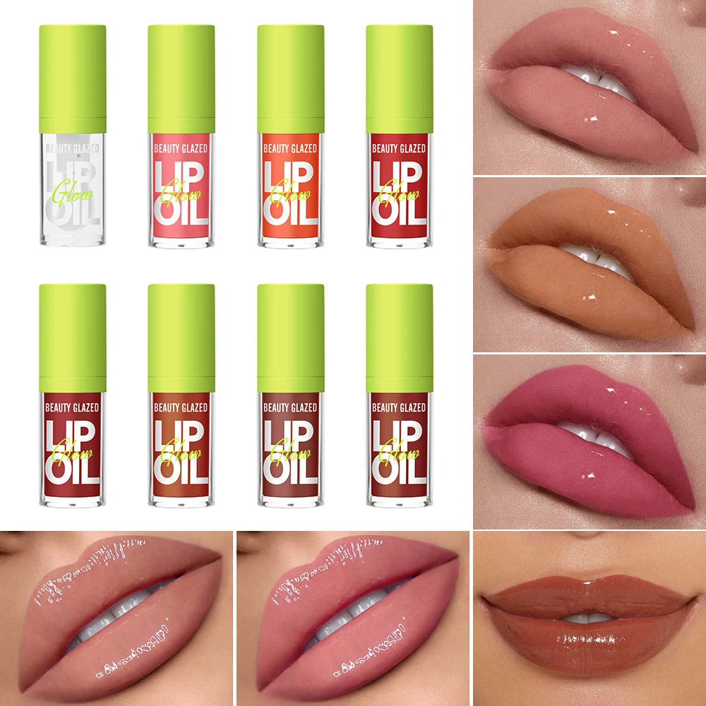 BEAUTY GLAZED Glow Lip Oil Shade 108 (Reborn) - Pink Flash BD