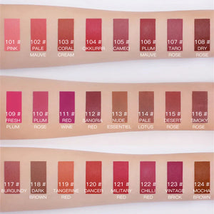 Beauty Glazed Ultra Matte Mini Liquid Lipstick Shade 124 (Mocha Brown) - Pink Flash BD