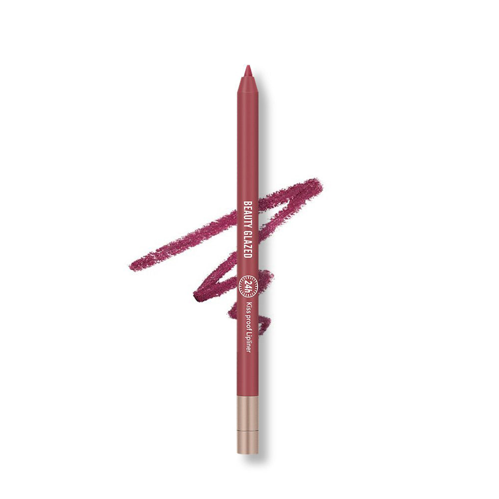Beauty Glazed 24hours waterproof and long lasting lipliner shade number 108 (shade name Sangria Red) - Pink Flash BD