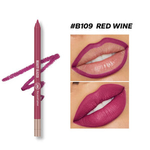 Beauty Glazed 24hours waterproof and long lasting lipliner shade number 109 (shade name Red Wine) - Pink Flash BD