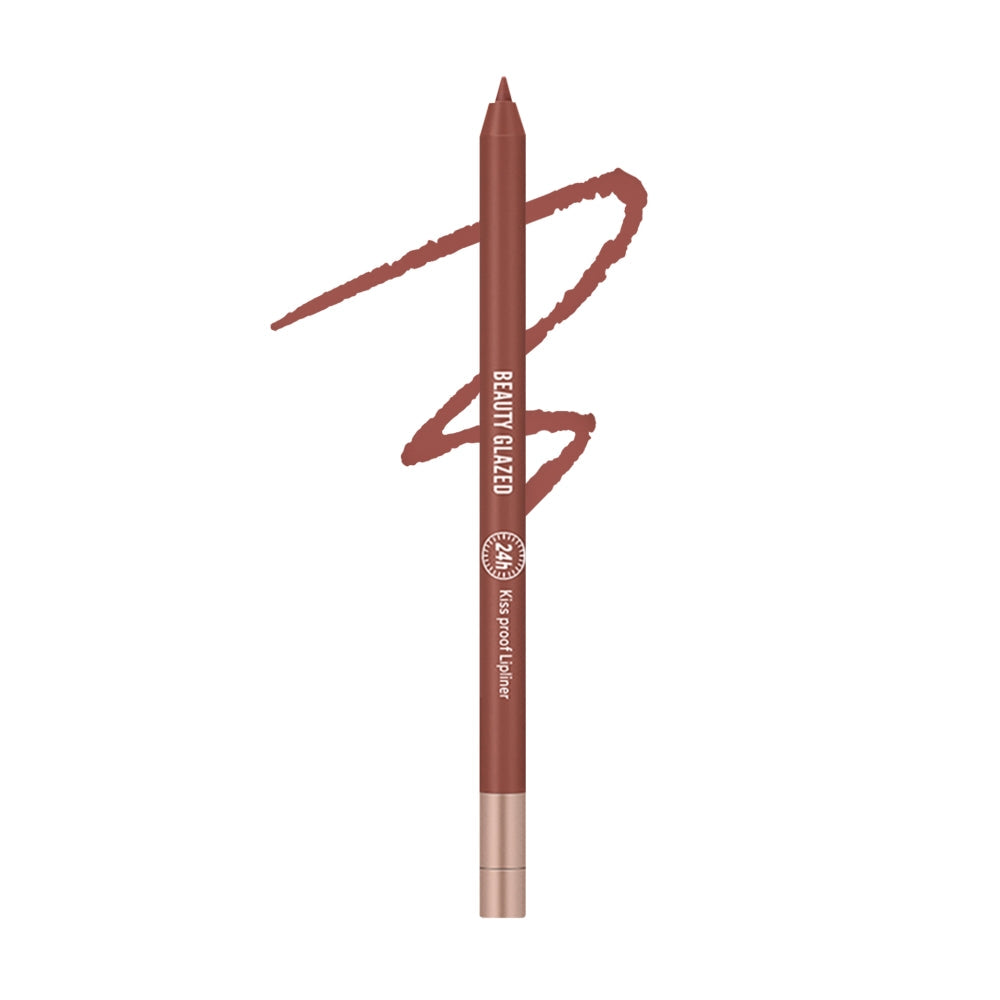 Beauty Glazed 24hours waterproof and long lasting lipliner shade number 115 (shade name Rose Beige) - Pink Flash BD