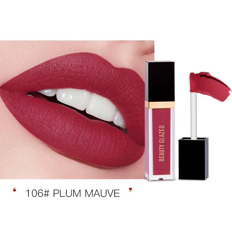 Beauty Glazed Ultra Matte Mini Liquid Lipstick Shade 106 (Plum Mauve) - Pink Flash BD