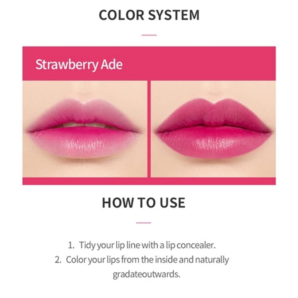 Water-based lightweight texture of ETUDE Dear Darling Lip Tint available at Pink Flash BD