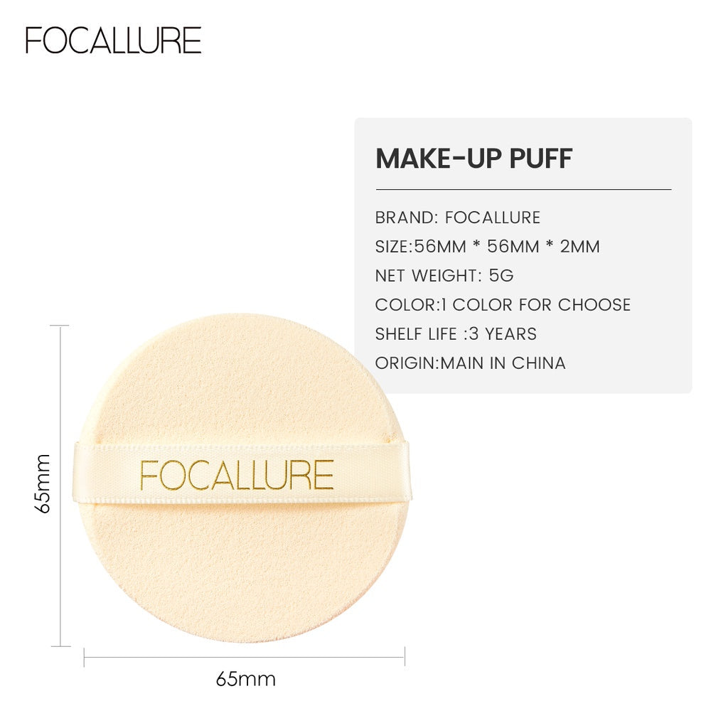 FOCALLURE Makeup Powder Puff (Round)