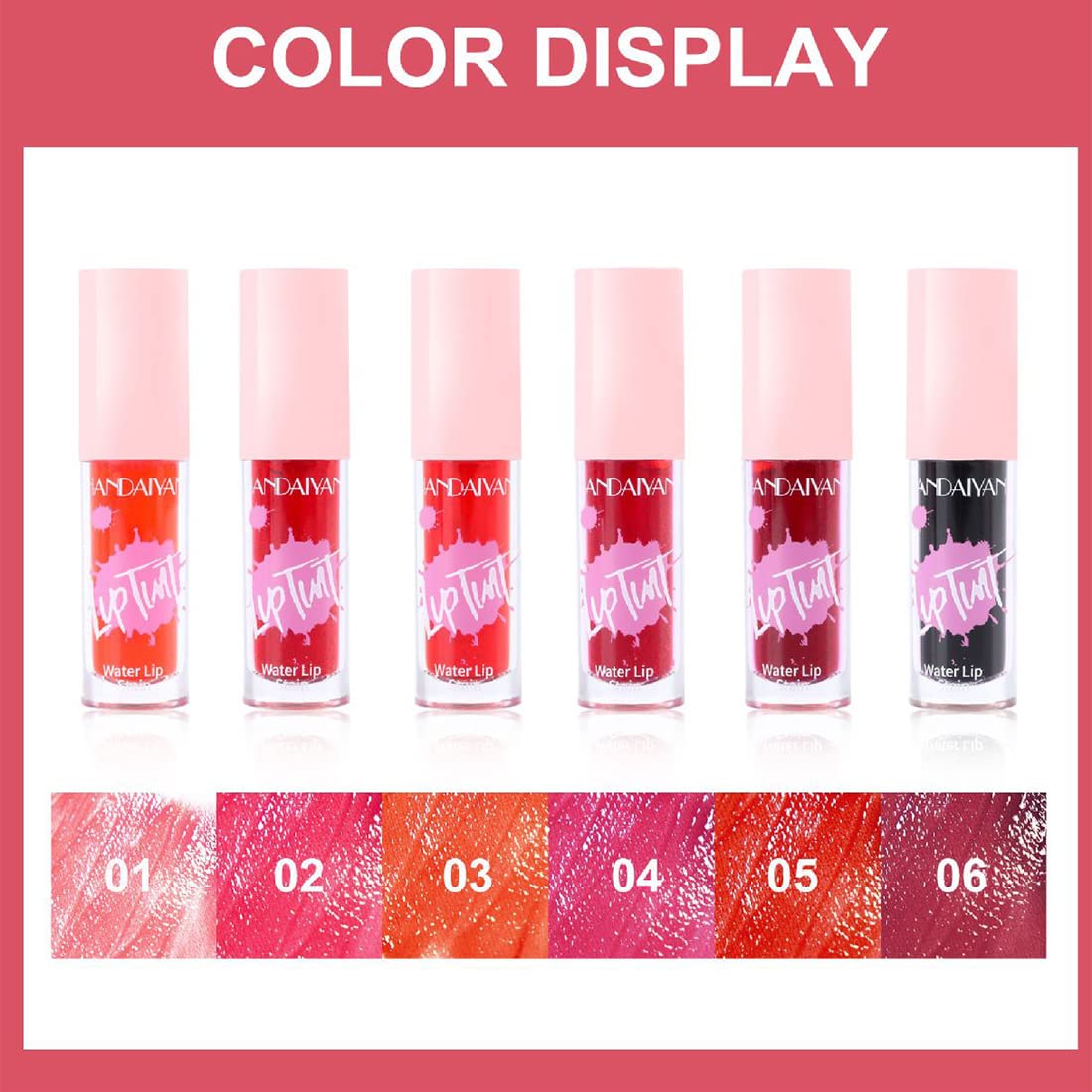 HANDAIYAN Water Stain Lip Tint Shade 1 - Pink Flash BD