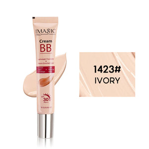 IMAGIC BB Cream SPF 30 PA++ Shade #1423 Ivory, lightweight face cream with sun protection and smooth finish.