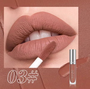 IMAGIC Natural Matte Liquid Lipgloss Shade 03 - Professional Velvet Matte Finish Liquid Lipstick - Pink Flash BD
