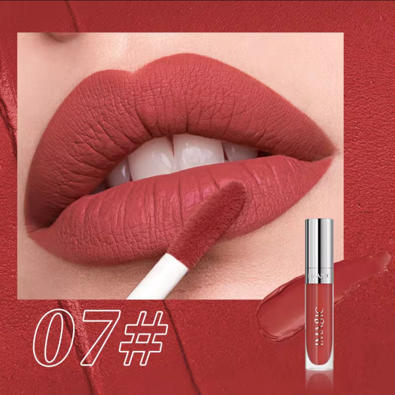 IMAGIC Natural Matte Liquid Lipgloss Shade 07