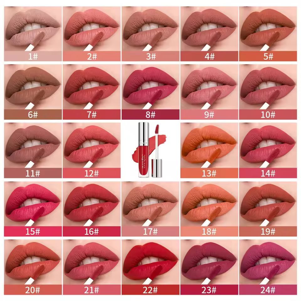 Model wearing IMAGIC for a sophisticated, matte lip - Pink Flash BD
