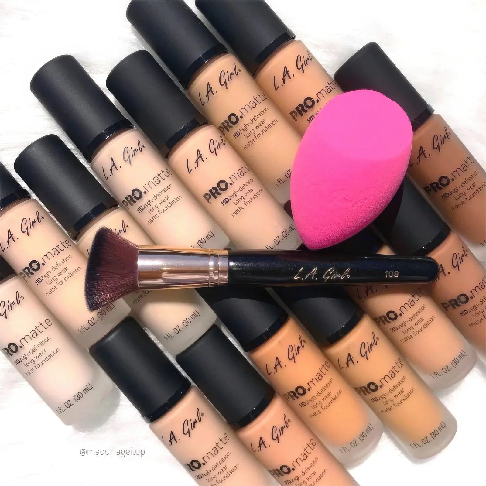 L.A. Girl HD PRO Matte Foundation – Shade GLM675 Medium Beige