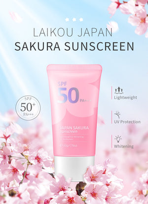 Laikou Japan Sakura Face Sunscreen SPF50 PA+++.