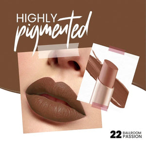 Model wearing MARS Shade 22 Ballroom Passion for an elegant, feminine, and polished lip look - Pink Flash BD