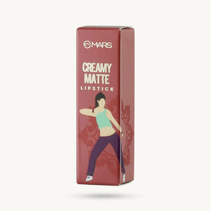 MARS Creamy Matte Lipstick Shade 02 Zesty Zumba - Bright Peachy Coral Matte Lipstick - Pink Flash BD