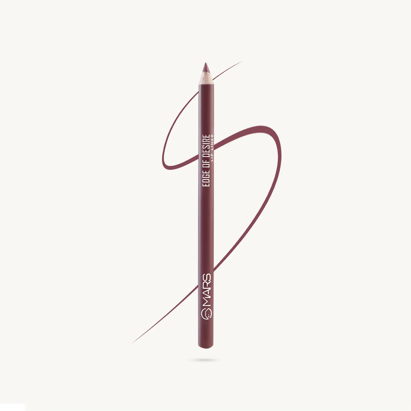 MARS Edge of Desire Lip Liner Pencil Shade 03 Blood Bath - Deep Crimson Oxblood Matte Lip Liner - Pink Flash BD