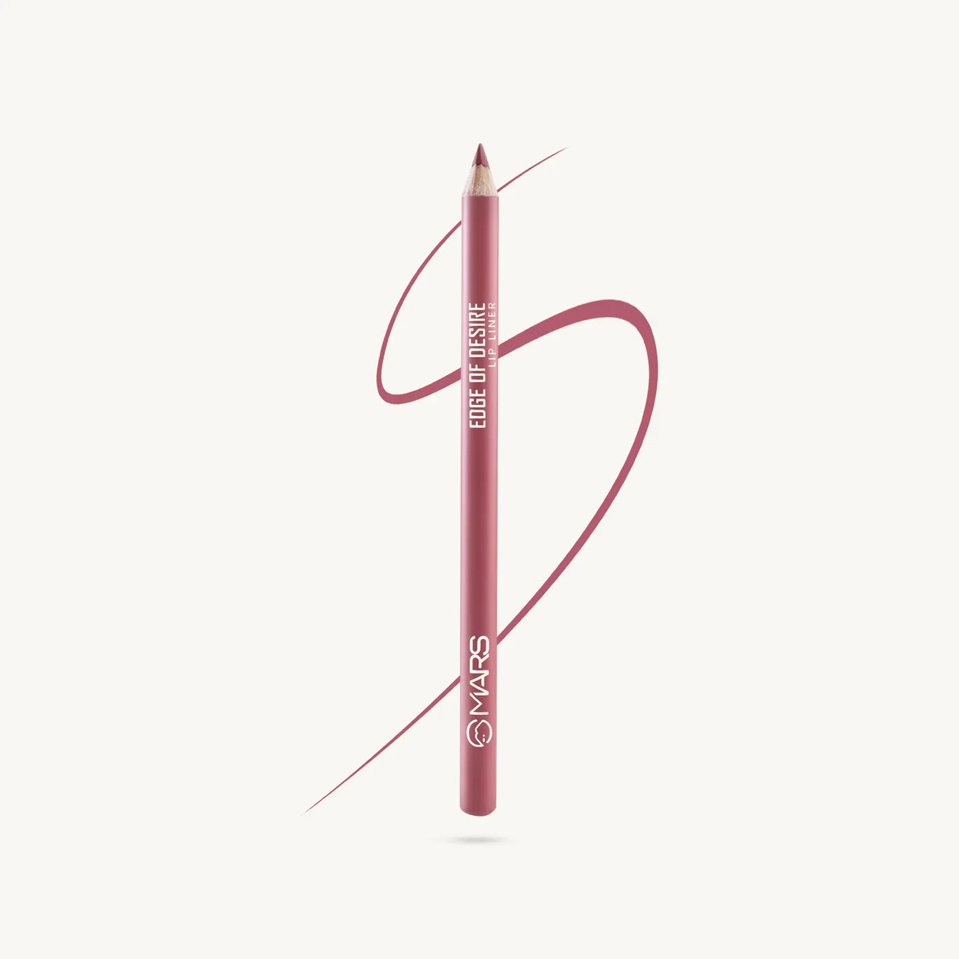 MARS Edge of Desire Lip Liner Pencil Shade 09 Steamy Pink - Vibrant Hot Pink Matte Lip Liner - Pink Flash BD