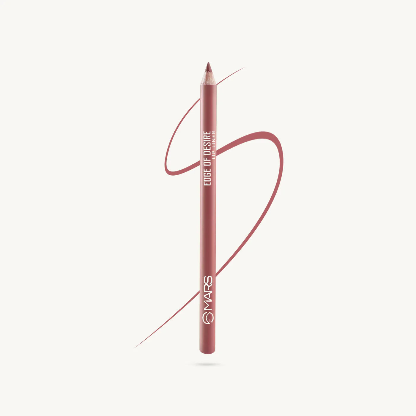 MARS Edge of Desire Lip Liner Pencil Shade 10 Exotic Brown - Rich Earthy Deep Brown Matte Lip Liner - Pink Flash BD