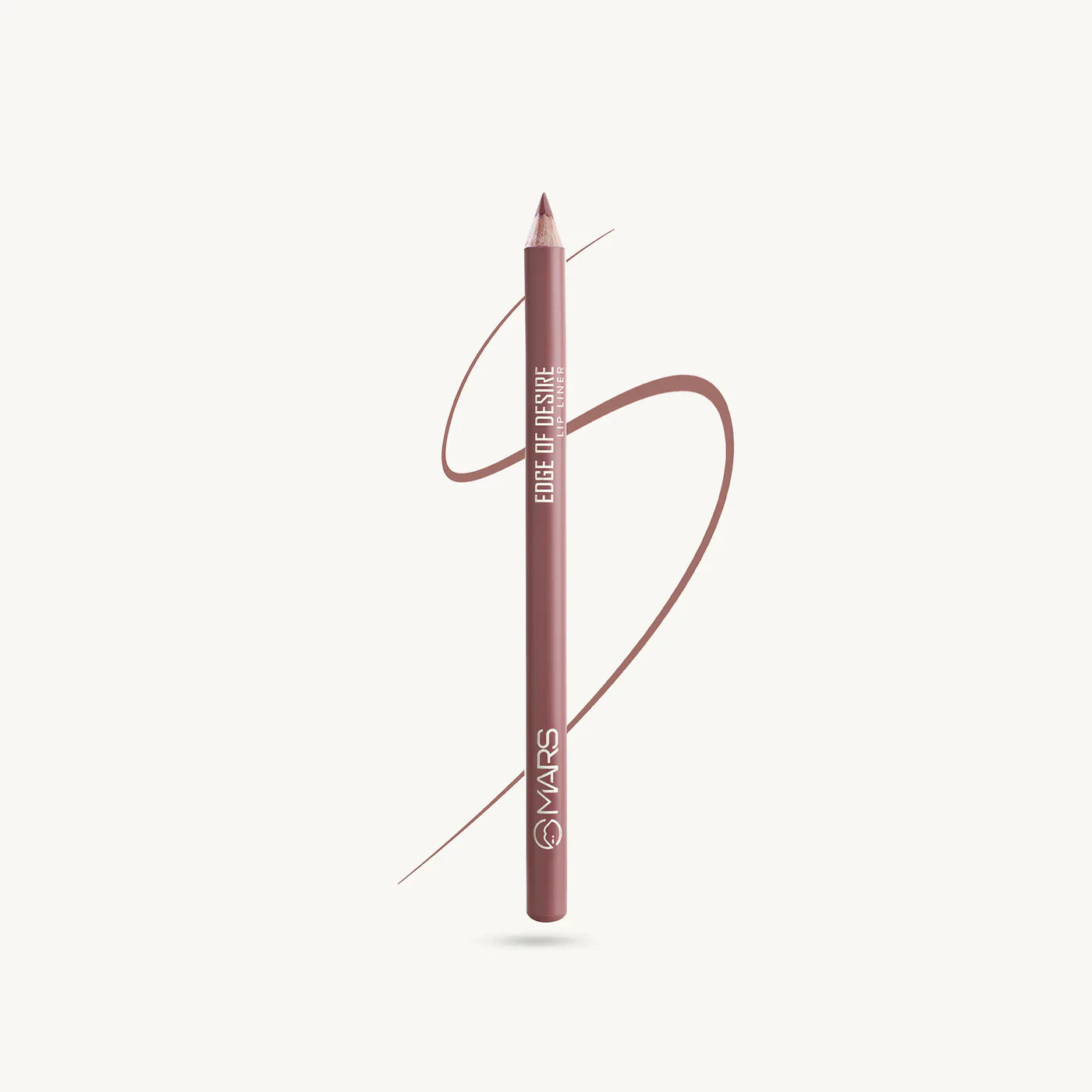MARS Edge of Desire Lip Liner Pencil Shade 16 Peachy Glow - Warm Peach Matte Lip Liner - Pink Flash BD