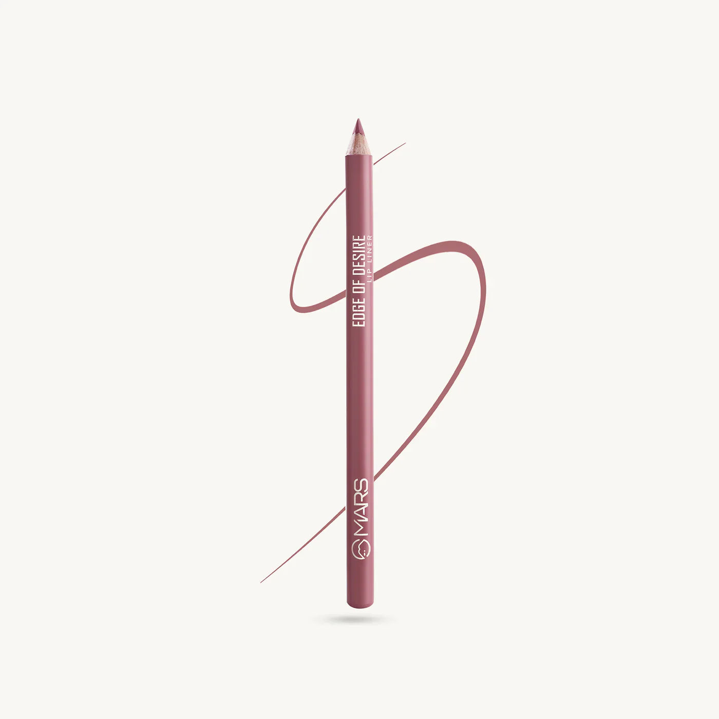 MARS Edge of Desire Lip Liner Pencil Shade 17 Barbie Bold - Bright Bubblegum Pink Matte Lip Liner - Pink Flash BD