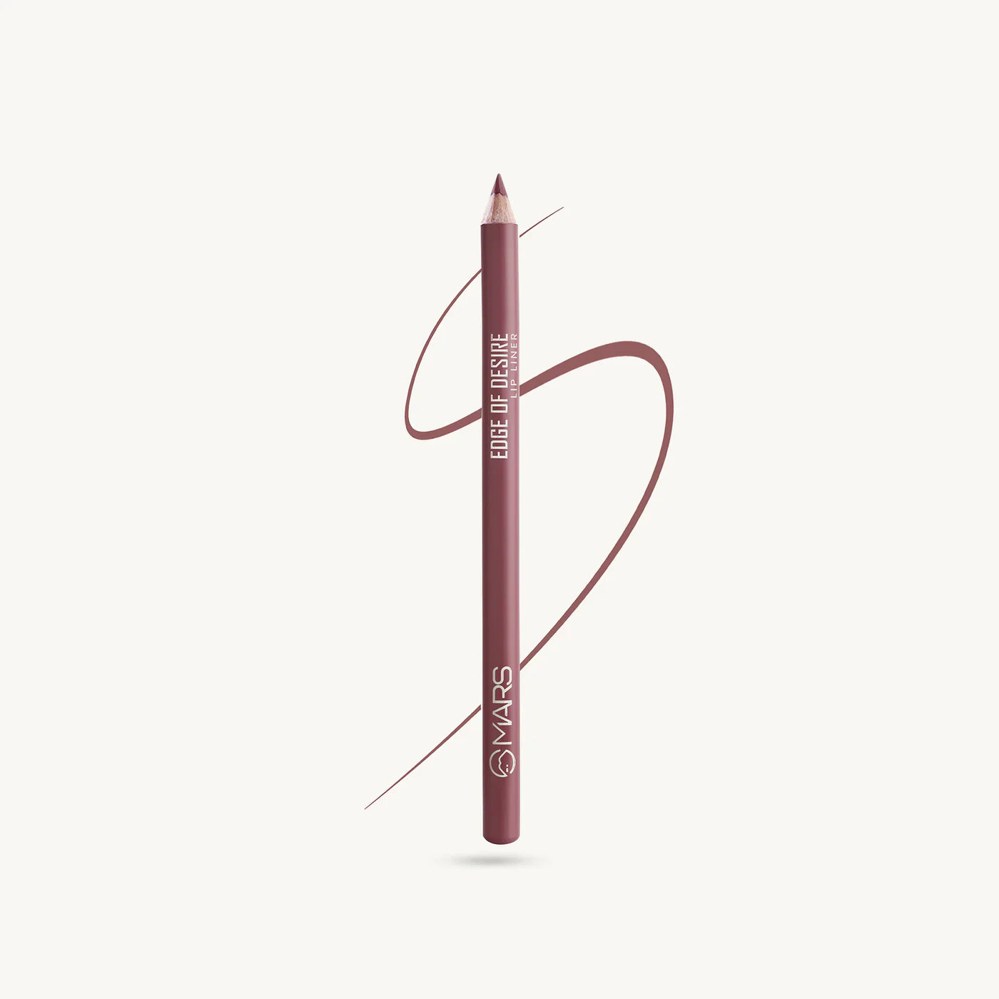 MARS Edge of Desire Lip Liner Pencil Shade 18 Mauve Magic - Dusty Rose Mauve Matte Lip Liner - Pink Flash BD