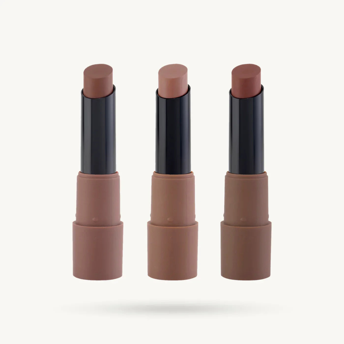 MARS Matte Lipstick Box Set of 3 Shade 04 - Collection of Chocolate, Coffee, and Taupe Brown Liquid Lipsticks - Pink Flash BD