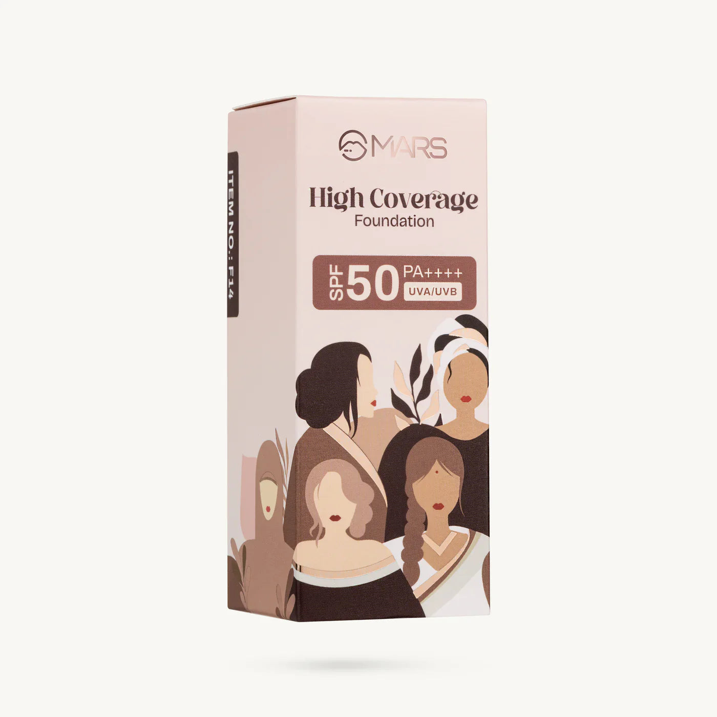 MARS High Coverage Liquid Matte Foundation – Shade 001 (Bottle)