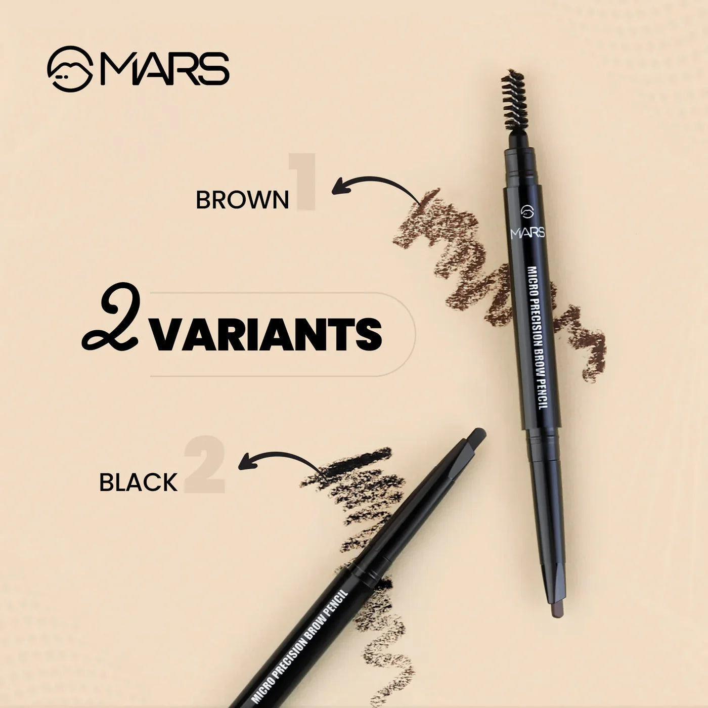 MARS Micro Precision Brow Pencil – Shade Black