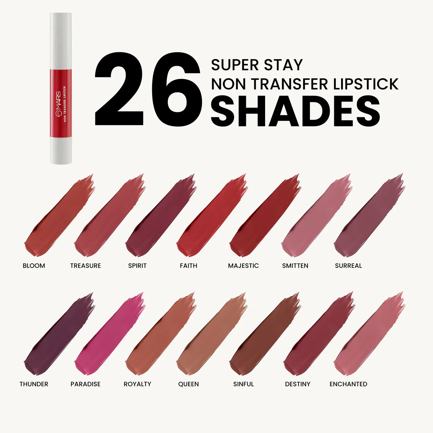 MARS Super Stay Non-Transfer Lipstick – Shade 10 Royalty