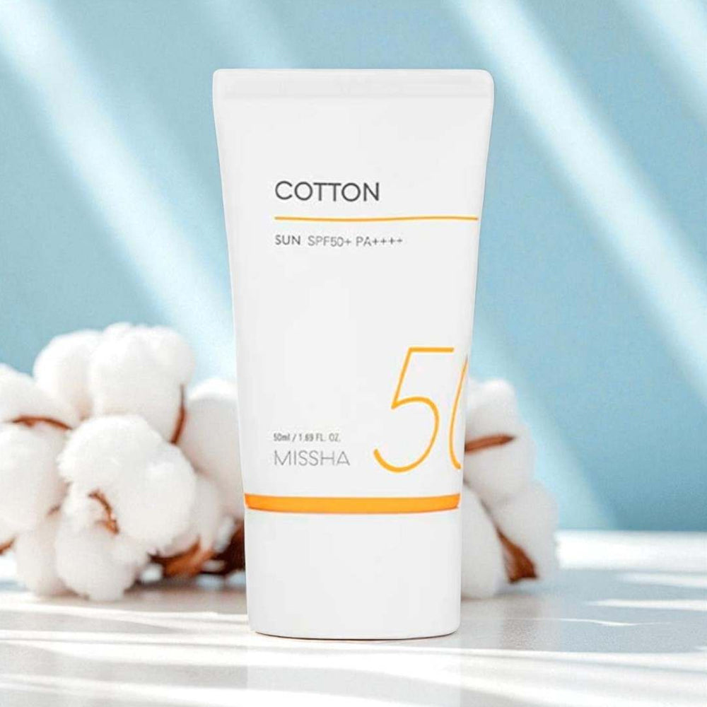 Missha Cotton Sun Block (50ml) SPF50+ PA++++ | Pink Flash BD
