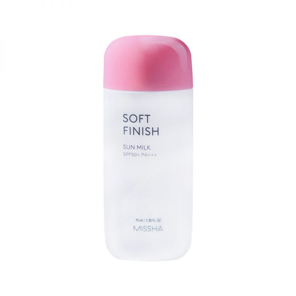 Missha Soft Finish Sun Milk SPF50+ PA+++ | Pink Flash BD - Pink Flash BD