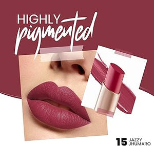 MARS Creamy Matte Lipstick – Shade 15 Jazzy Jhumar | Long-Lasting Matte Lips | Pink Flash BD - Pink Flash BD